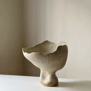Handmade Sculptural Ceramic Vase Minimal Design